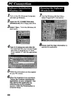 Предварительный просмотр 44 страницы Panasonic Palmcorder PV-D607 User Manual