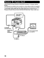 Предварительный просмотр 46 страницы Panasonic Palmcorder PV-D607 User Manual