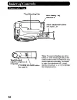 Предварительный просмотр 58 страницы Panasonic Palmcorder PV-D607 User Manual