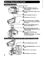 Предварительный просмотр 6 страницы Panasonic Palmcorder PV-D776 User Manual