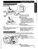 Предварительный просмотр 7 страницы Panasonic Palmcorder PV-D776 User Manual