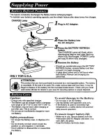 Предварительный просмотр 8 страницы Panasonic Palmcorder PV-D776 User Manual