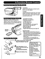 Предварительный просмотр 23 страницы Panasonic Palmcorder PV-D776 User Manual