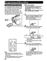 Предварительный просмотр 24 страницы Panasonic Palmcorder PV-D776 User Manual