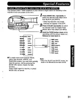 Предварительный просмотр 31 страницы Panasonic Palmcorder PV-D776 User Manual