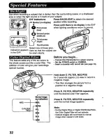 Предварительный просмотр 32 страницы Panasonic Palmcorder PV-D776 User Manual