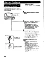 Предварительный просмотр 34 страницы Panasonic Palmcorder PV-D776 User Manual