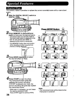 Предварительный просмотр 36 страницы Panasonic Palmcorder PV-D776 User Manual