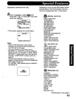 Предварительный просмотр 43 страницы Panasonic Palmcorder PV-D776 User Manual