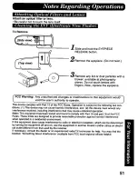 Предварительный просмотр 51 страницы Panasonic Palmcorder PV-D776 User Manual