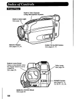 Предварительный просмотр 54 страницы Panasonic Palmcorder PV-D776 User Manual