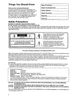 Preview for 2 page of Panasonic Palmcorder PV-DC352 User Manual