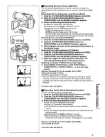 Preview for 39 page of Panasonic Palmcorder PV-DC352 User Manual