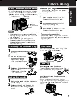 Предварительный просмотр 7 страницы Panasonic Palmcorder PV-DV103 Operating Instructions Manual