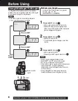 Предварительный просмотр 8 страницы Panasonic Palmcorder PV-DV103 Operating Instructions Manual