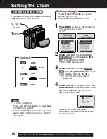 Предварительный просмотр 16 страницы Panasonic Palmcorder PV-DV103 Operating Instructions Manual