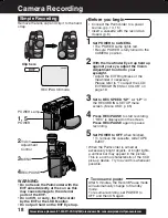 Предварительный просмотр 18 страницы Panasonic Palmcorder PV-DV103 Operating Instructions Manual