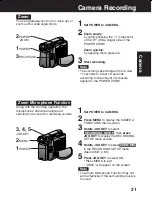 Предварительный просмотр 21 страницы Panasonic Palmcorder PV-DV103 Operating Instructions Manual