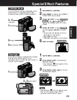 Предварительный просмотр 23 страницы Panasonic Palmcorder PV-DV103 Operating Instructions Manual