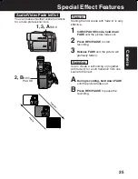 Предварительный просмотр 25 страницы Panasonic Palmcorder PV-DV103 Operating Instructions Manual