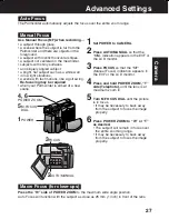 Предварительный просмотр 27 страницы Panasonic Palmcorder PV-DV103 Operating Instructions Manual