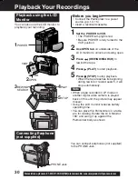 Предварительный просмотр 30 страницы Panasonic Palmcorder PV-DV103 Operating Instructions Manual