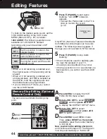 Предварительный просмотр 44 страницы Panasonic Palmcorder PV-DV103 Operating Instructions Manual