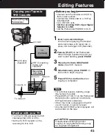 Предварительный просмотр 45 страницы Panasonic Palmcorder PV-DV103 Operating Instructions Manual