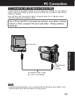 Предварительный просмотр 47 страницы Panasonic Palmcorder PV-DV103 Operating Instructions Manual