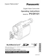 Предварительный просмотр 1 страницы Panasonic Palmcorder PV-DV121 User Manual