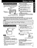 Предварительный просмотр 7 страницы Panasonic Palmcorder PV-DV121 User Manual