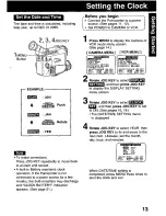 Предварительный просмотр 13 страницы Panasonic Palmcorder PV-DV121 User Manual