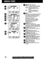 Предварительный просмотр 16 страницы Panasonic Palmcorder PV-DV121 User Manual