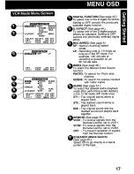 Предварительный просмотр 17 страницы Panasonic Palmcorder PV-DV121 User Manual