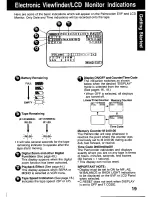 Предварительный просмотр 19 страницы Panasonic Palmcorder PV-DV121 User Manual