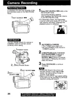 Предварительный просмотр 24 страницы Panasonic Palmcorder PV-DV121 User Manual