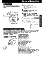 Предварительный просмотр 25 страницы Panasonic Palmcorder PV-DV121 User Manual