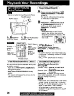 Предварительный просмотр 28 страницы Panasonic Palmcorder PV-DV121 User Manual