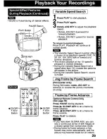 Предварительный просмотр 29 страницы Panasonic Palmcorder PV-DV121 User Manual