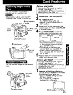 Предварительный просмотр 33 страницы Panasonic Palmcorder PV-DV121 User Manual