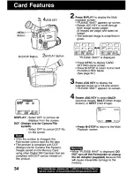 Предварительный просмотр 34 страницы Panasonic Palmcorder PV-DV121 User Manual