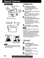 Предварительный просмотр 40 страницы Panasonic Palmcorder PV-DV121 User Manual