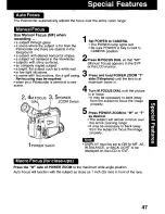 Предварительный просмотр 47 страницы Panasonic Palmcorder PV-DV121 User Manual