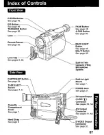 Предварительный просмотр 67 страницы Panasonic Palmcorder PV-DV121 User Manual