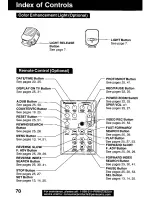 Предварительный просмотр 70 страницы Panasonic Palmcorder PV-DV121 User Manual