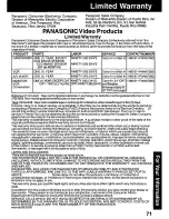 Предварительный просмотр 71 страницы Panasonic Palmcorder PV-DV121 User Manual