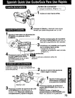 Предварительный просмотр 73 страницы Panasonic Palmcorder PV-DV121 User Manual