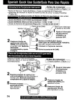 Предварительный просмотр 74 страницы Panasonic Palmcorder PV-DV121 User Manual