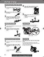 Предварительный просмотр 8 страницы Panasonic Palmcorder PV-DV201 Operating Manual