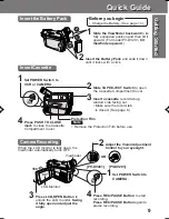 Предварительный просмотр 9 страницы Panasonic Palmcorder PV-DV201 Operating Manual